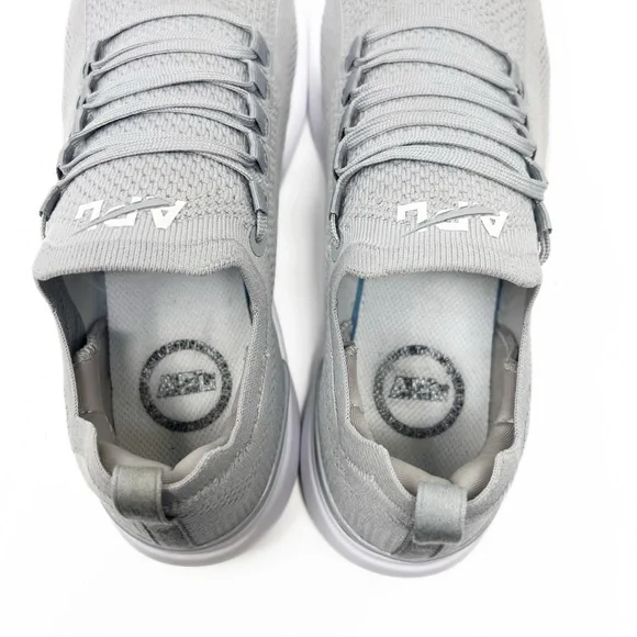 SOLD! APL Men’s TechLoom Breeze Running Shoes in Harbor Grey/White Shoes - Picture 7 of 11